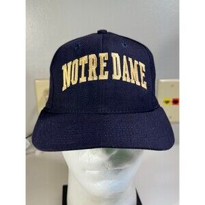 Vintage University of Notre Dame Fighting Irish Fitted Hat Cap 7 1/8 USA